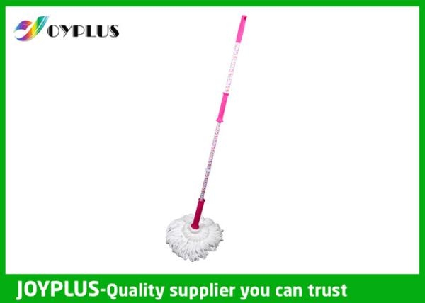 Microfiber twist mop with iron handle  easy cleaning mop with printed handle  new twist mop