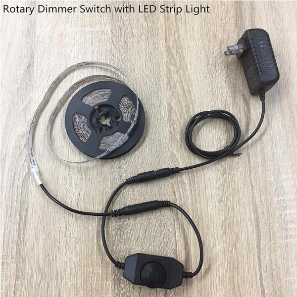 12V 24V Led Table Lamp Strip Rope Lights Male to Female Led Dimmer Switch Remote Controller