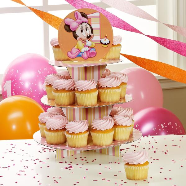 Printable Cardboard Party Cupcake Stand , 3 Tiered Cupcake Display Stand