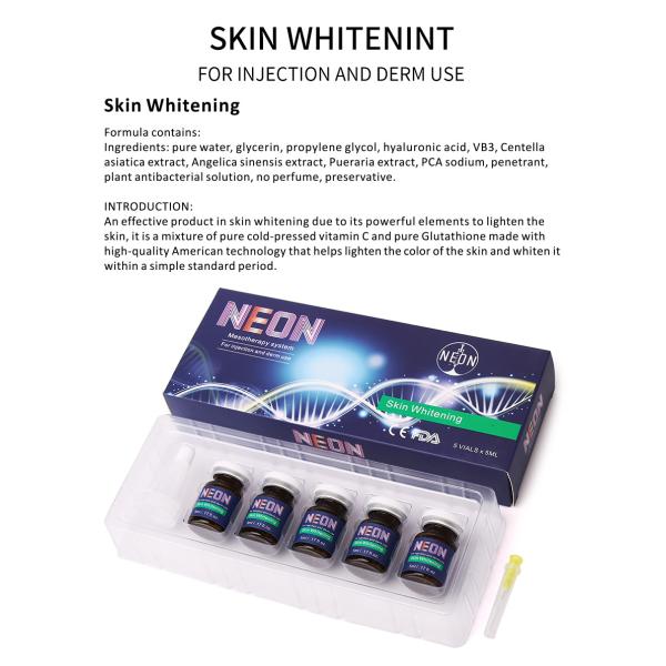 Private Label Whitening Skincare Set Brightening Moisturizing Skin Whitening Mesotherapy Injection Serum OEM