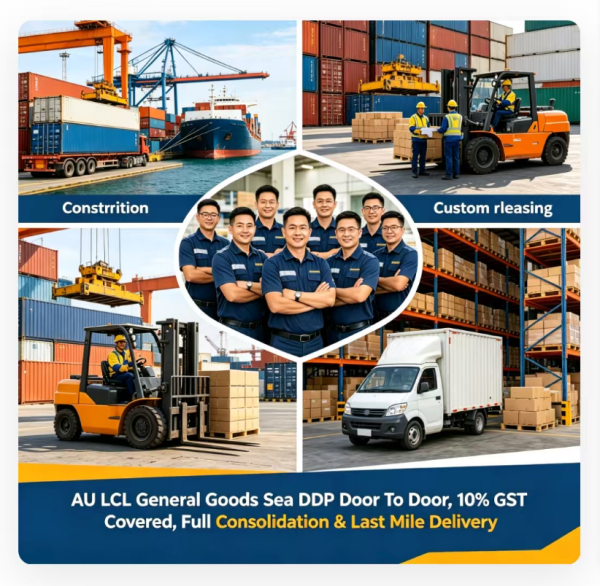 DDP Sea Freight Door To Door Delivery Service  LCL Consolidated General Goods Sea