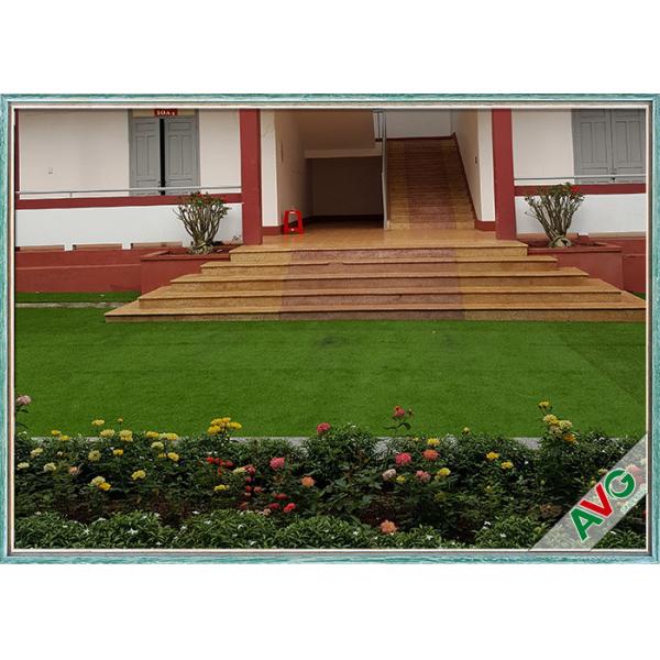 Particularly Safe Durable Artificial Grass Outdoor Carpet For Children 9600 Dtex