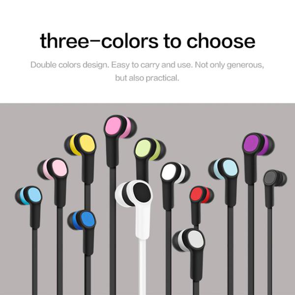 OEM Plastic Housing Wired In Ear Earphones 32ohms Stereo Sound