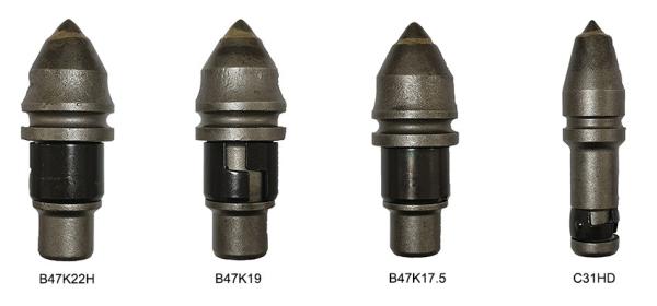 B47K22H B47K19 B47K17.5 C31HD Rock Bullet Teeth With B43 B85/2 C30 Holder