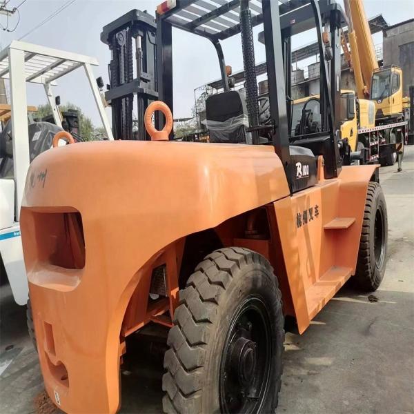 Used Hangzhou R100 10 Ton Forklift for and Easy Operation in Shanghai Market