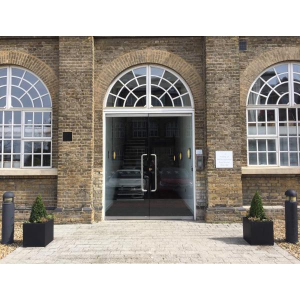 EN840 Certificate Outdoor Facility Large Metal Plant Pots