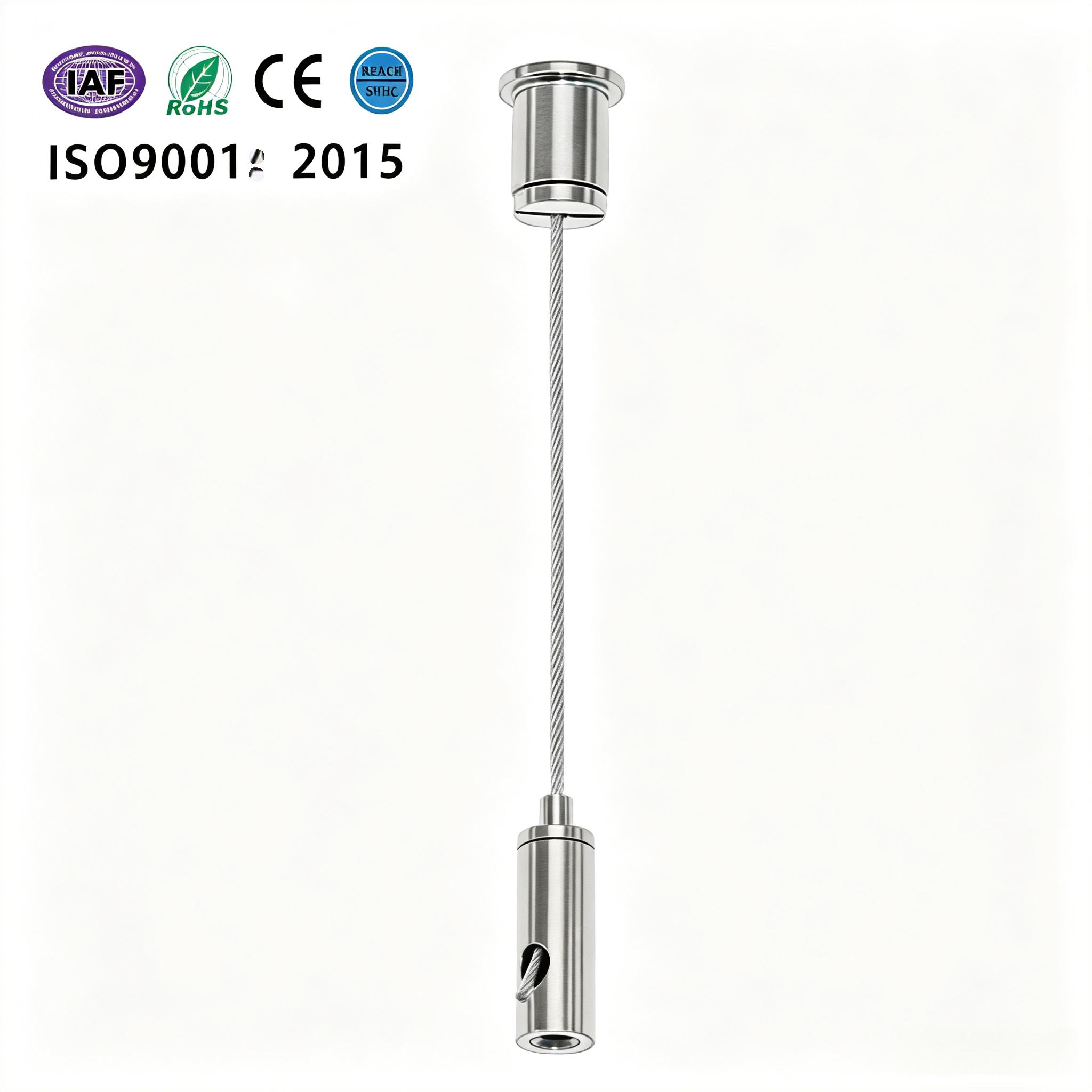 Steel Wire Adjustable Suspension Kits for Hanging Linear Lighting 1.0-4.0mm