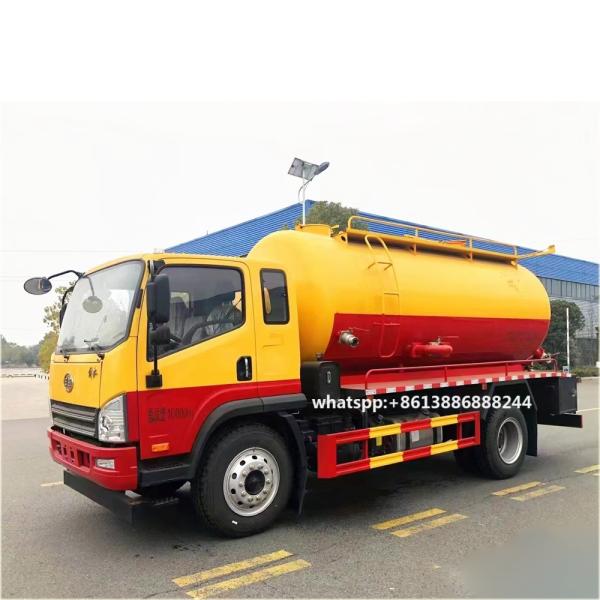 FAW 4x2 High Pressure Cleaning Trucks Sewer Vacuum Truck 12000-14000 Liters