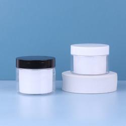 Round Transparent Purple Plastic Jars 50ml With Lids For Spices