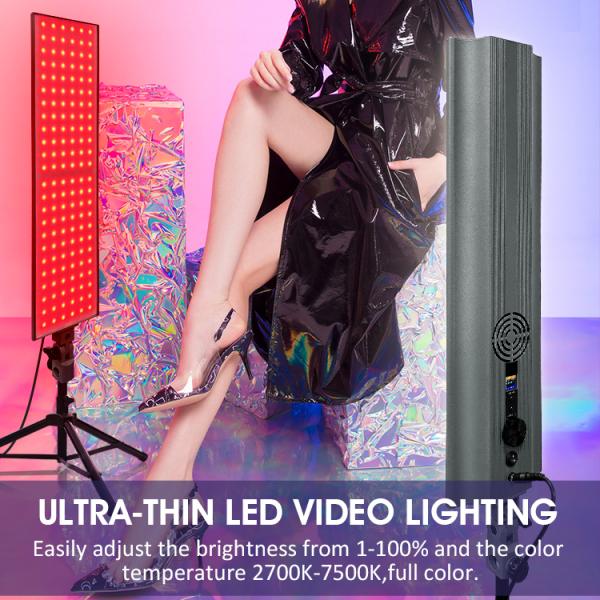 Yidoblo Portable LED Film Lights for YouTube Video Filming and Portraits 70W Full-Screen LED Photographic Light 2700-7500K