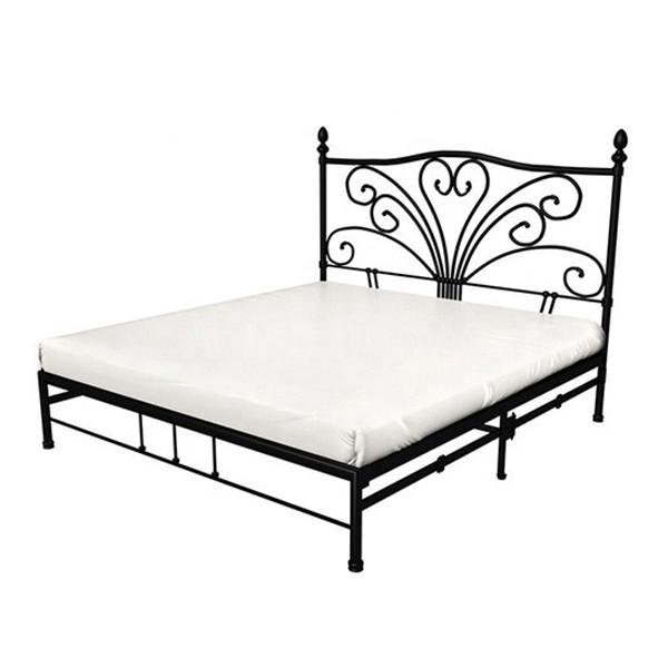 Customizable 3500 Pounds Iron Double Bed Frame 1.5mm Thickness King Size