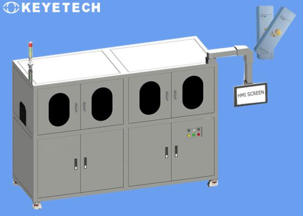 Système d'inspection visuelle entièrement automatique pour la fermeture des bouchons de flacons compte-gouttes