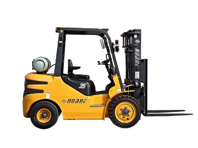 Customized Gasoline LPG Forklift With Japanese NISSAN K25 Engine 3.5 Ton