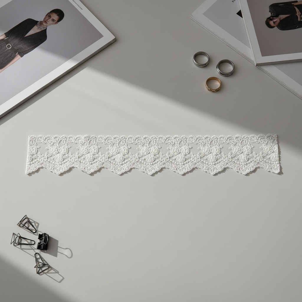 High Quality Cotton Mesh Embroidery Lace Vintage Floral Pattern Water-soluble Eco-Friendly Trimmings for Shoes Bags