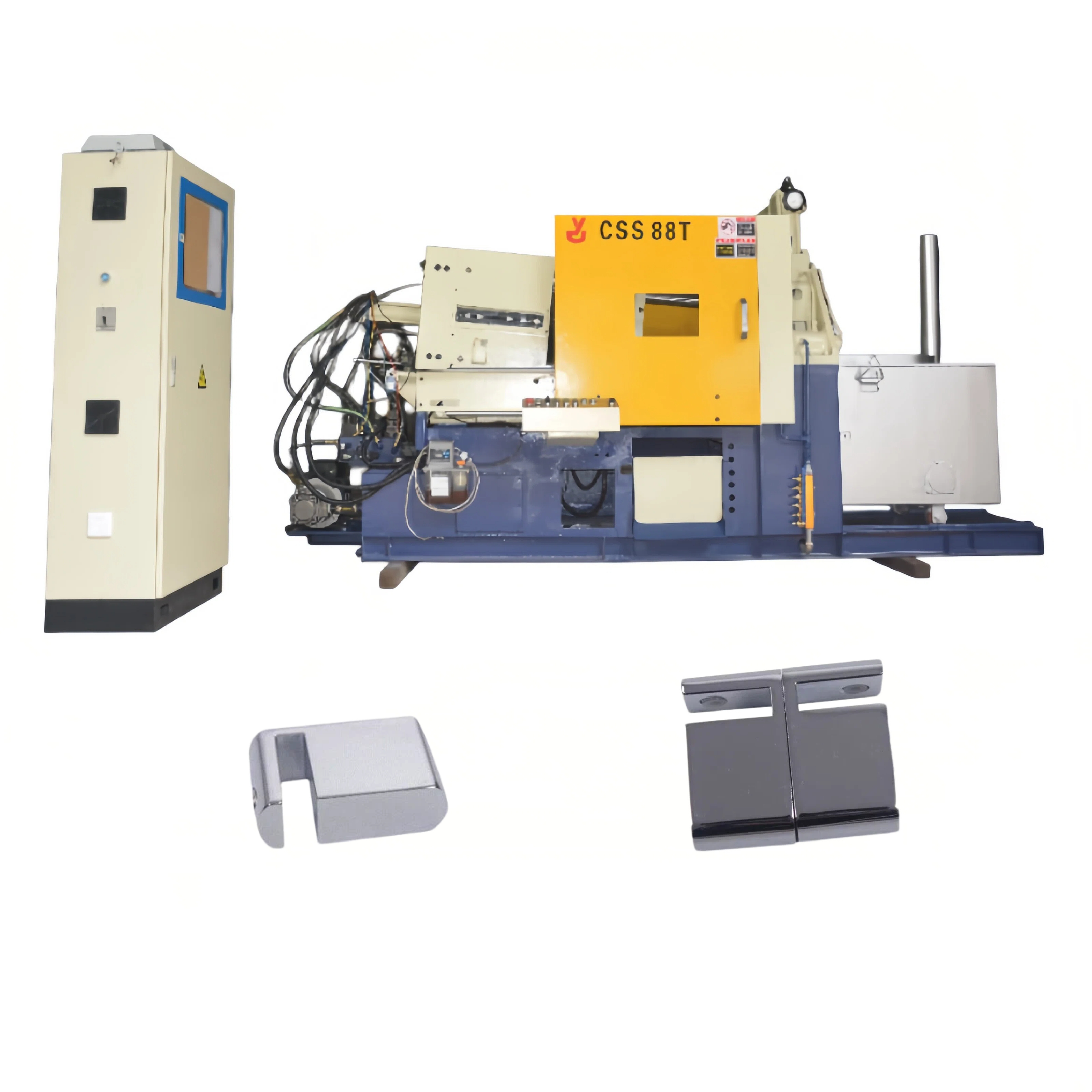 Zinc Alloy Die Casting Machine Zamak 3 5 Glass Clamp Diecast Machine Glass Holder Machine
