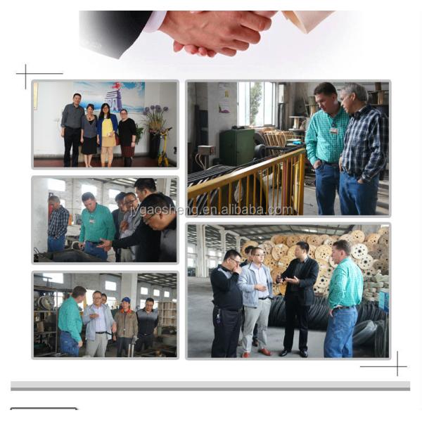 8x7 + 1x19 Cable de acero para el levantador de ventanas 45# 60# 70# Acero de carbono 1,5 mm-1,8 mm Medidor de alambre