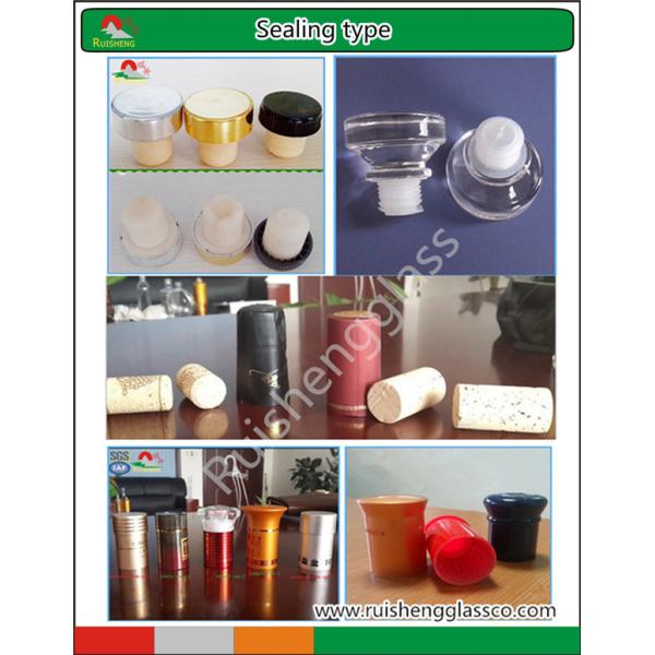 750ml Clear Empty Super Flint Liquor Bottles with Customized Weight/Height