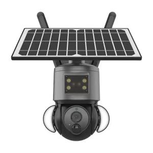 HD 4MP WiFi Solar Powered 4G CCTV Camera IP Network Smart Outdoor