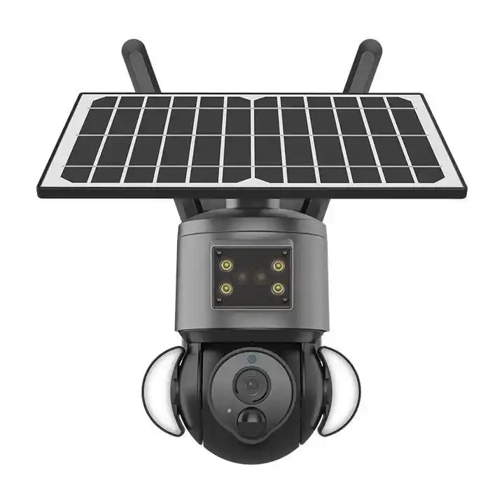 На открытом воздухе сети IP камеры CCTV 4G HD 4MP WiFi солнечное приведенное в действие умное