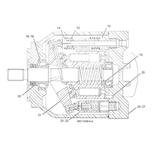 235-4110 гидравлический насос 2354110 главный поршневый насос для буксировщика CAT 428D