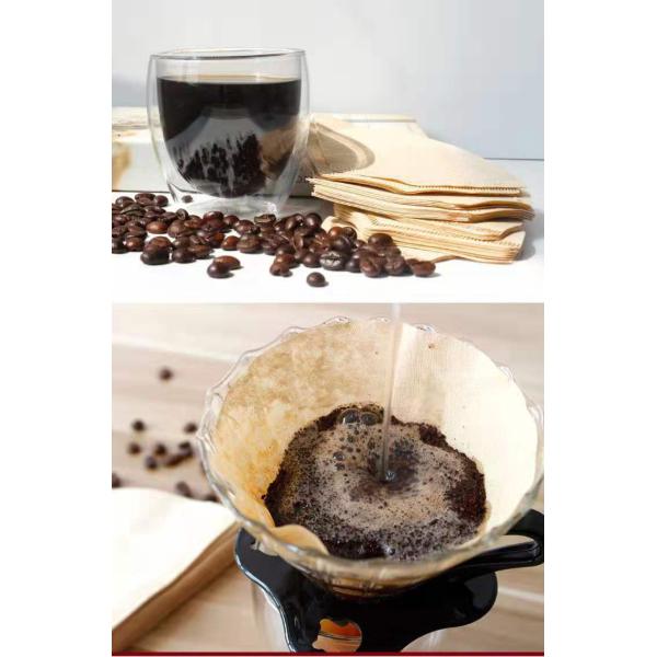 100% Wood Pulp Coffee Paper Filter Heat Seal Gravure Printing