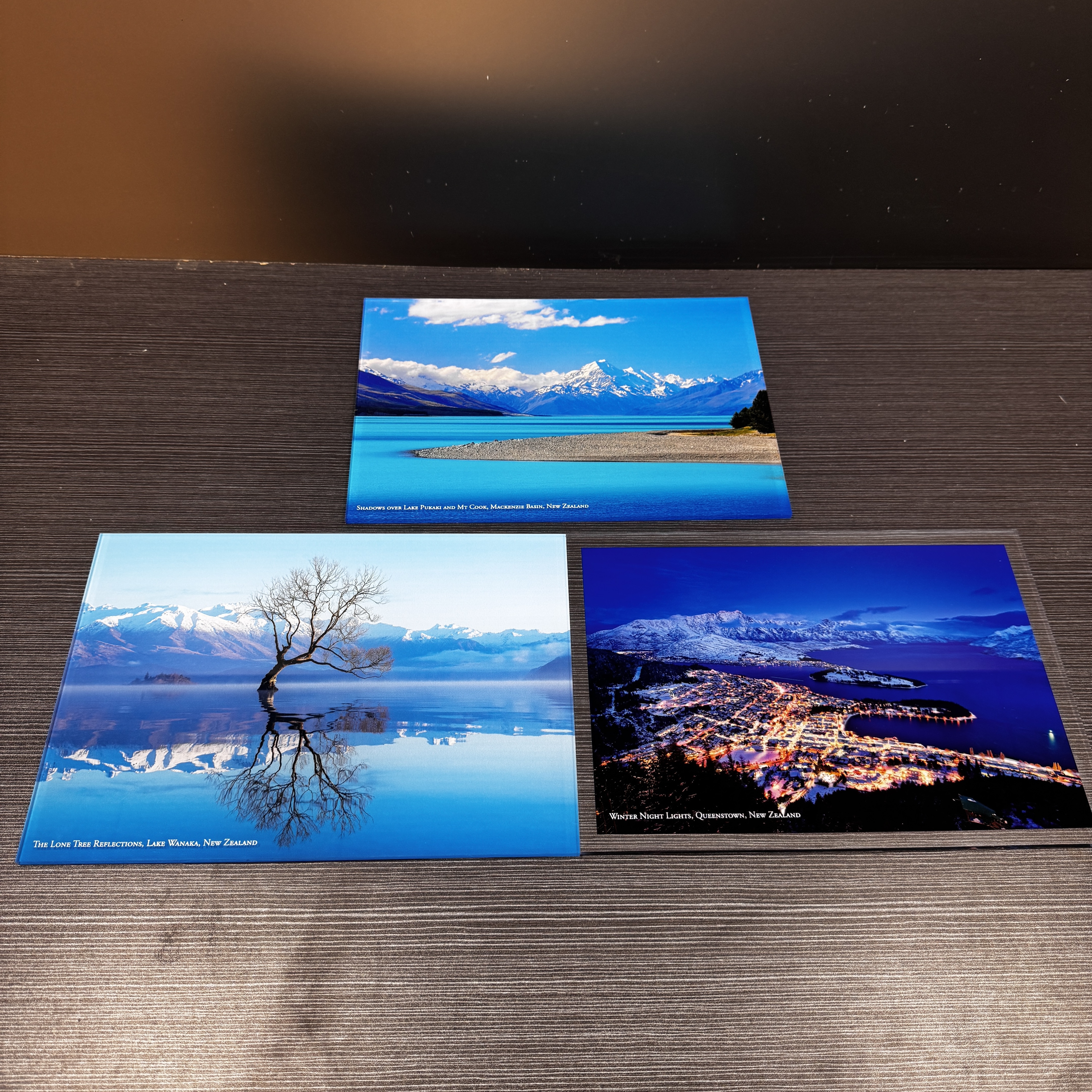 Clear Solid Acrylic Photo Block Frame Square For Tabletop Perspex Photo Block