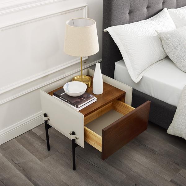 Table de nuit en acier massif simple et moderne