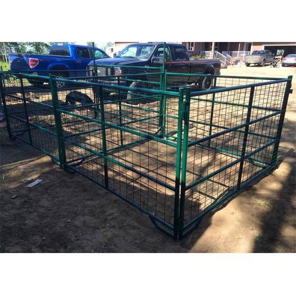 Round Pen Q235 Sheep Goat Fence Panels Metal Heavy Duty Fully Welded 7