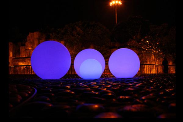 Luzes de flutuação gigantes da bola do diodo emissor de luz/lâmpada conduzida 100cm da bola do fulgor com controlador