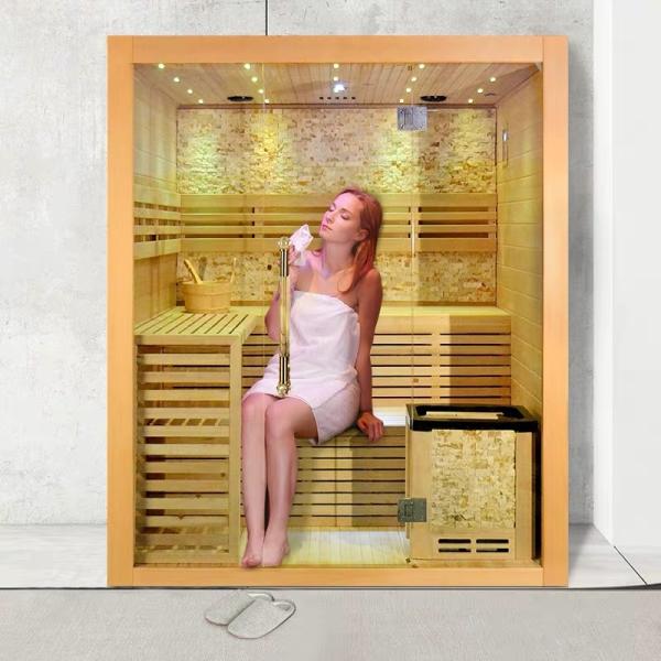 6KW Stove Heater Steam Sauna Room With Touch Screen Control Panel 220V