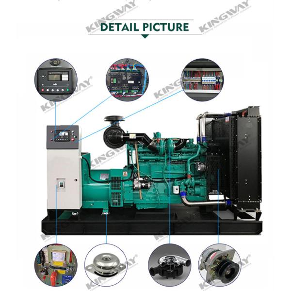 Набор генератора 60kw 75KVA Cummins Engine молчаливый дизельный генератор 3 участков