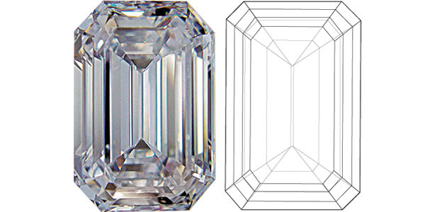 синтетический изумруд 1ct-1.6ct отрезал диамант CVD выросли лабораторией, который бесцветный