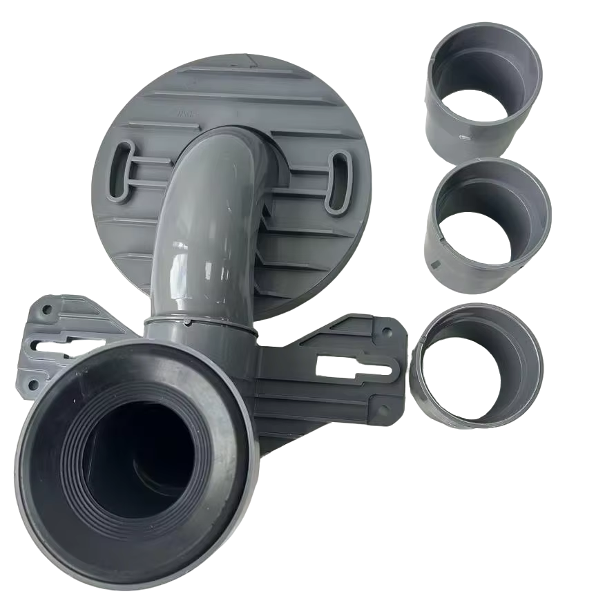 Modern Bathroom PVC Toilet Relocation Kit Garbage Drain Pipe Easy Installation Super Thickened Reinforced Leak-Proof