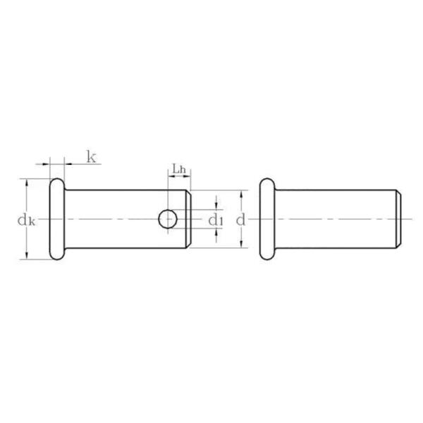 Оцинковывайте покрытый металл стальной Clevis заклепывает и прикалывает плоскую головку 4,8 3-60mm