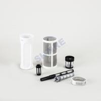 Filtre moulé en plastique personnalisé avec écran à mailles pour l'eau, le carburant, l'huile hydraulique, le produit chimique, la filtration de l'air liquide