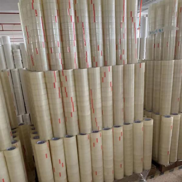 200y 300y Clear Transparent Strong Bopp Packing Tape for Carton Sealing Low Noise Shipping Packing Tape Cinta De Embalaje
