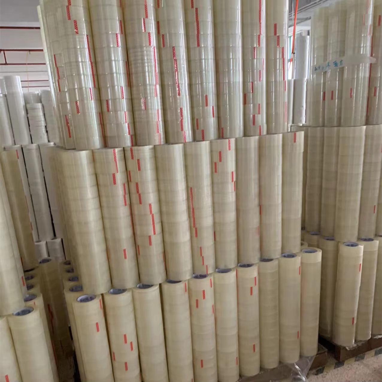 200y 300y Clear Transparent Strong Bopp Packing Tape for Carton Sealing Low Noise Shipping Packing Tape Cinta De Embalaje