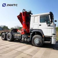 Preço da fábrica Sinotruk HOWO 6x4 caminhão-trator com guindaste dobrável de 10 toneladas