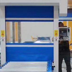 Industrial Fast Door Flexible PVC Curtain With Automatic Sensor Control For