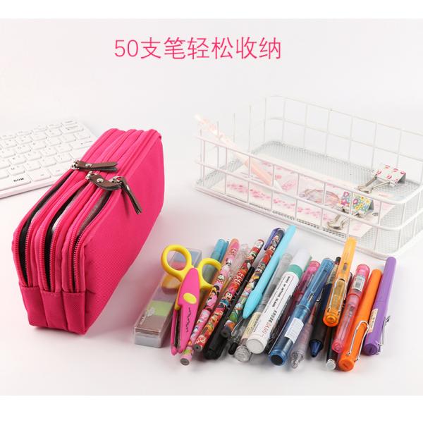Large Capacity Pencil Case School Pen Case Supplies Pencil Storage Bag Students Pencil Cases Big Pen Box Pouch Stationery