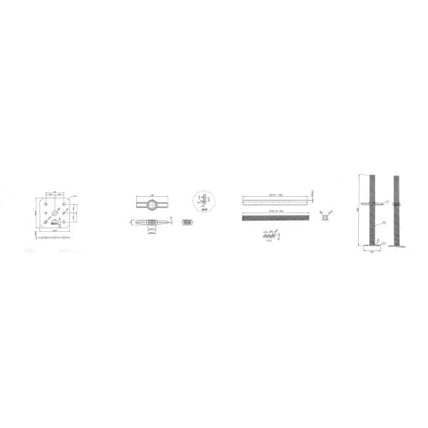 Korea Hot Dip Galvanized 43mm Scaffold Screw Jack Base