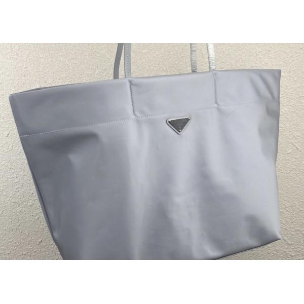 High Capicity Convenient Apricot Nylon Tote Shopping Bag Eco Friendly