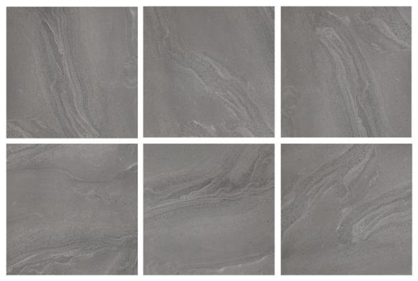 Dark Grey Square Ceramic Floor Tiles Kitchen Bathroom Floor Tile 450 X 450 MM