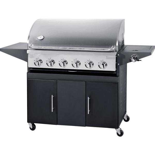 Factory price kitchen bbq easy grill slow burning 4 burners natural gas bbq grill