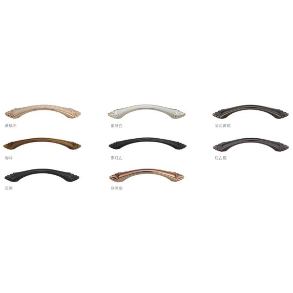 Punhos para estilo europeu das gavetas 96/128mm da mobília/armário liga de zinco