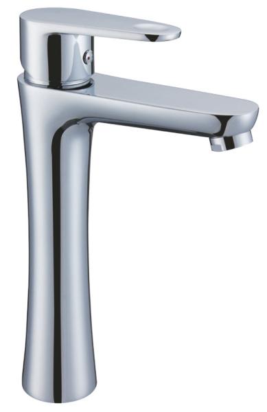 Chrome Countertop Mounted Bathroom Vessel Sink Faucets