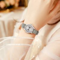 le bracelet en cuir des femmes de quartz de 38mm Miyota GL10 observe 5ATM imperméable