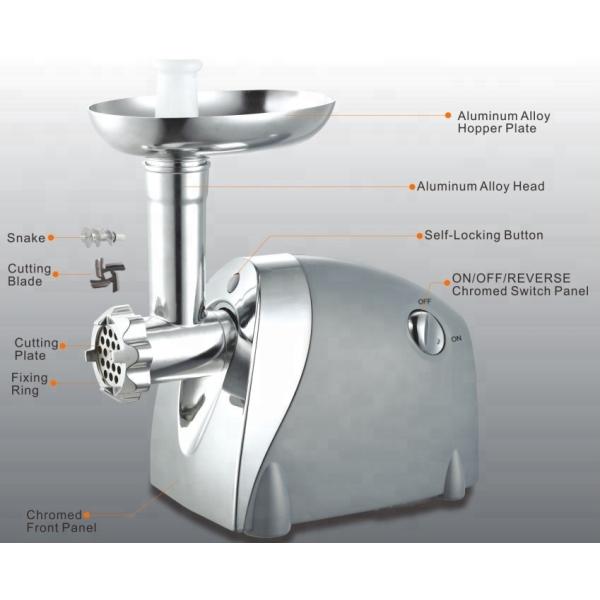 Low Noise Mini Meat Grinder 1200w Meat Mincer Chopper For Kitchen Appliances