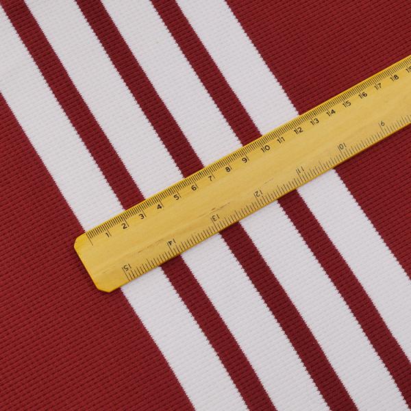 Удобная для кожи и влагоотражающая полосатая вязаная ткань для спортивной одежды