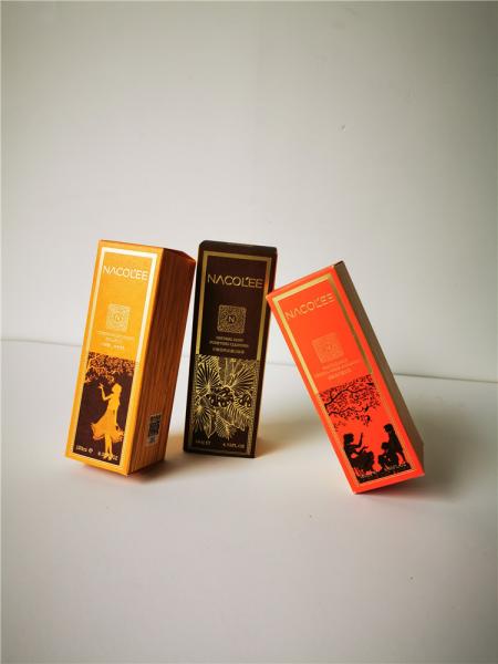 Luxury Square C1S Paper Skincare Packaging Box Custom Private Label